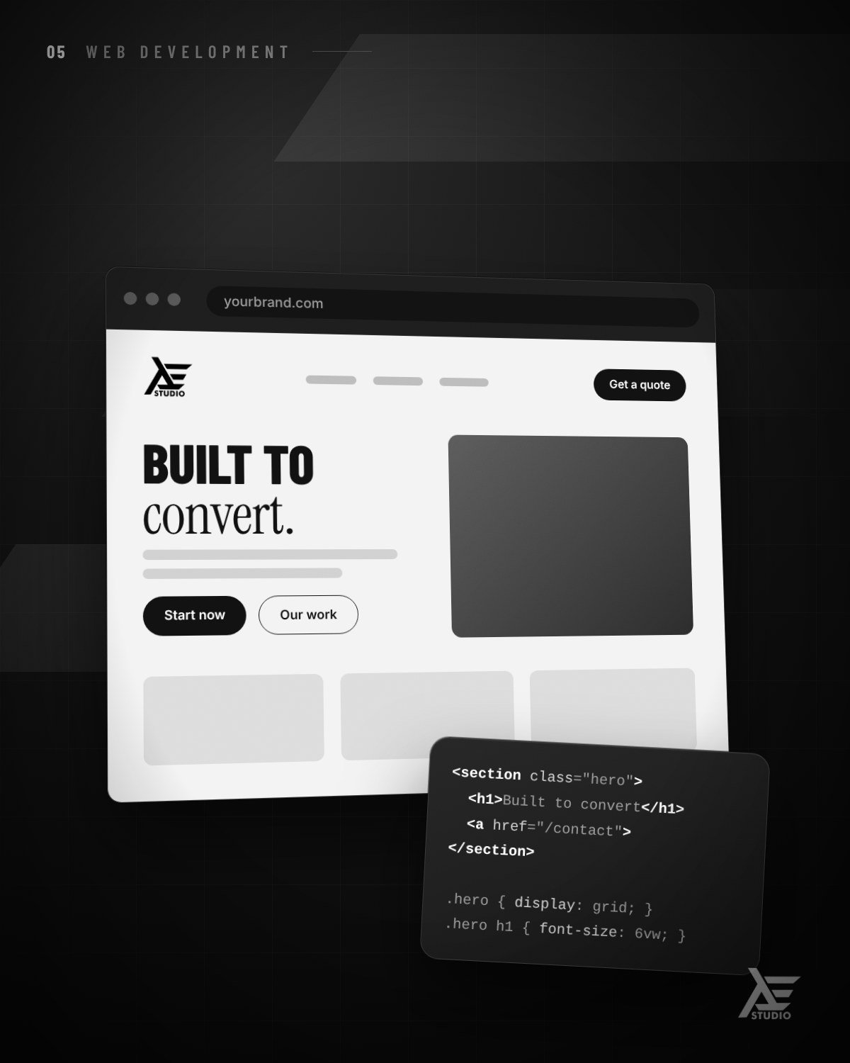 Website development